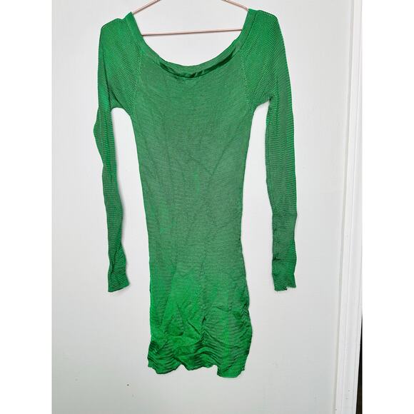 BAOBAB Emerald Green Jersey Boat Neck Olivia Sheath Dress Size Large - Picture 3 of 13